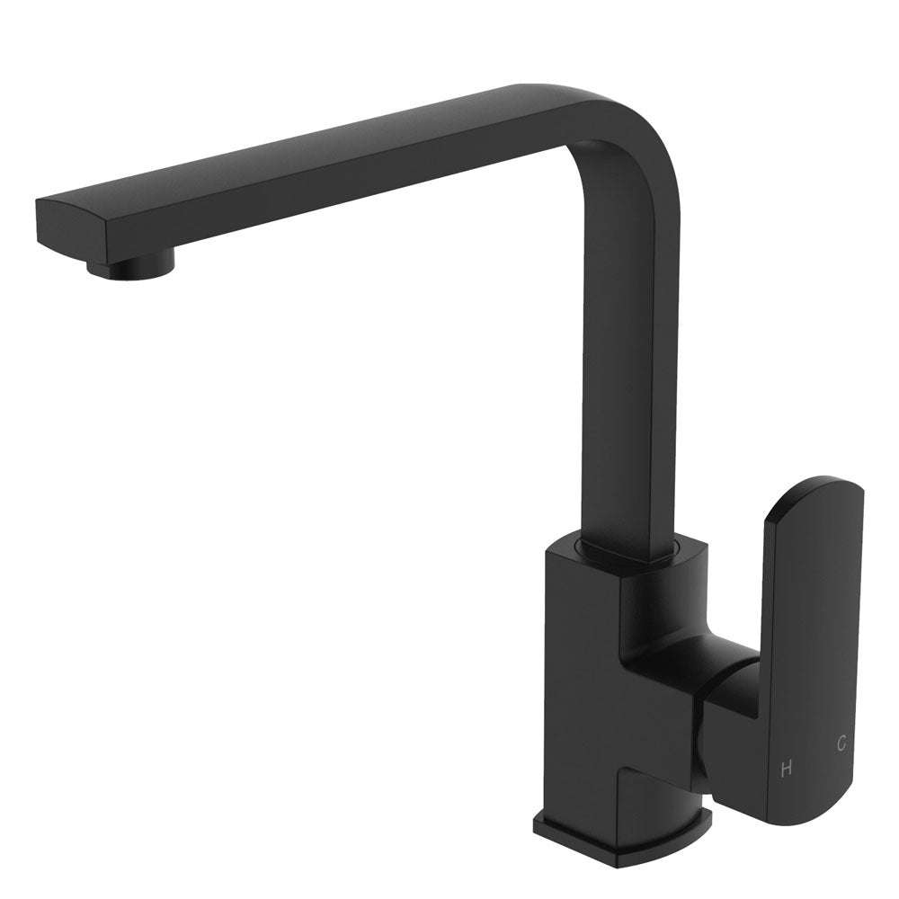 Koko Swivel Sink Mixer - Matte Black