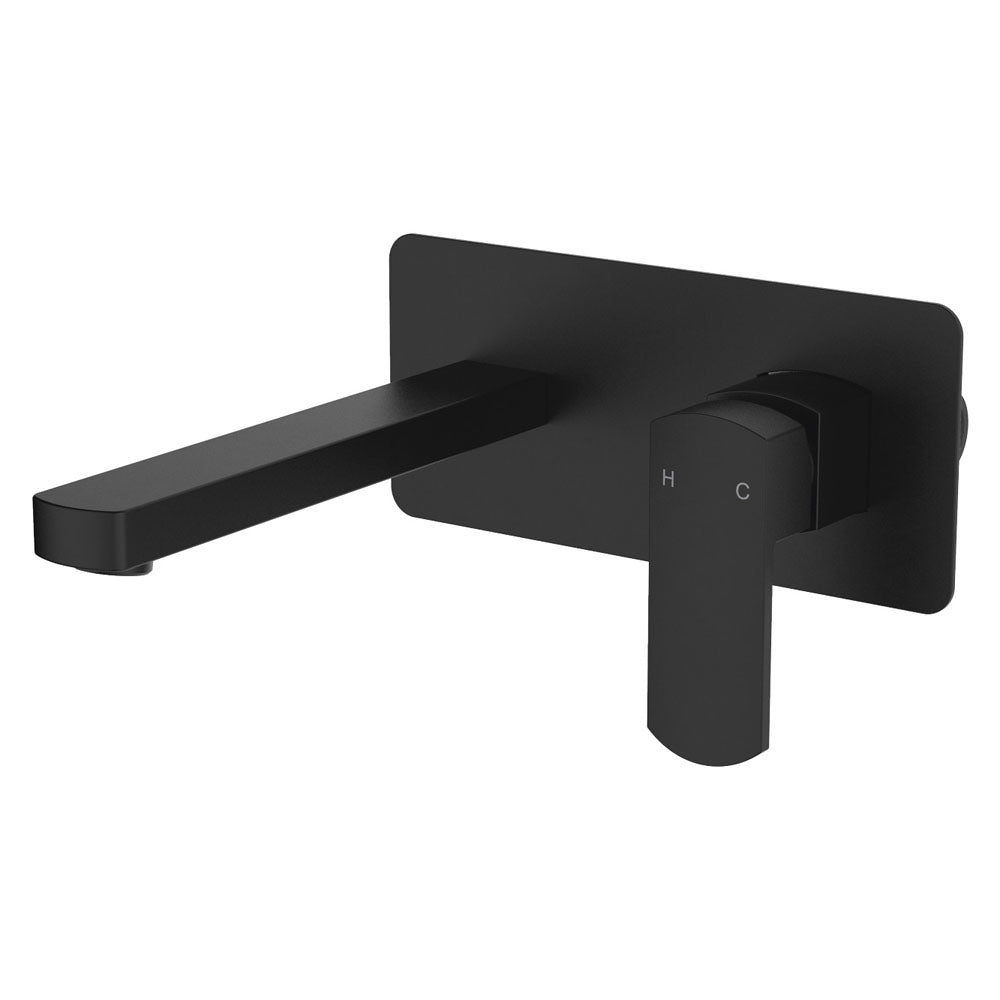 Koko Basin/Bath Wall Mixer Set - Matte Black
