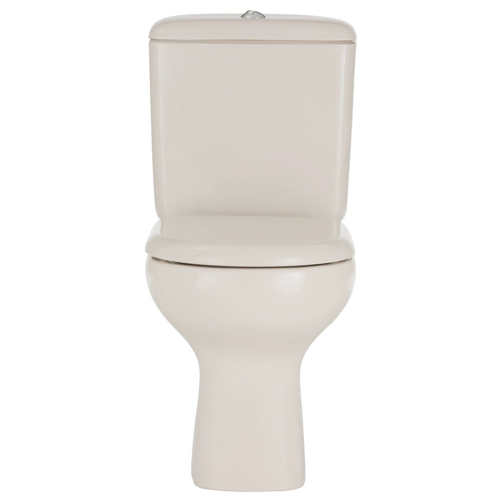 RAK Liwa Ivory Close-Coupled Toilet Suite, Ivory with S-Trap 140
