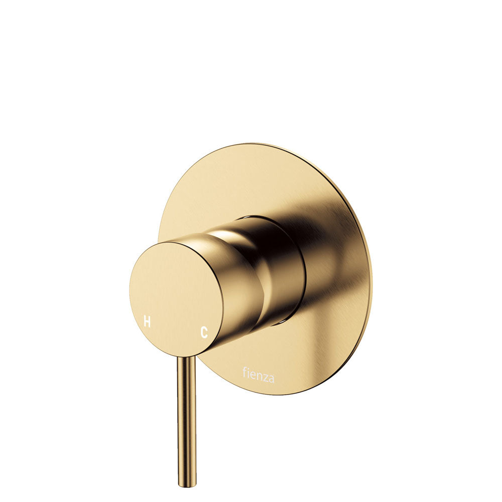 Kaya Wall Mixer, Large Round Plate - Urban Brass