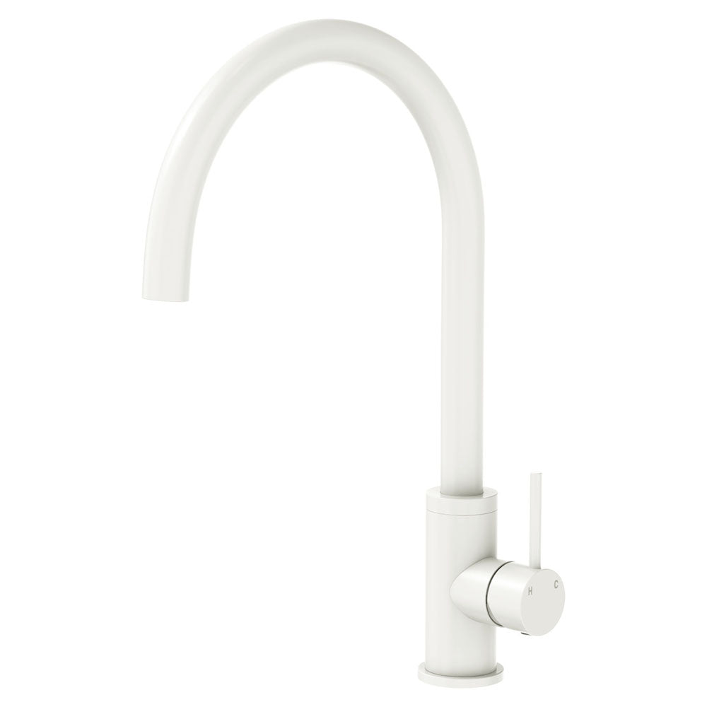 Kaya Sink Mixer - Matte White