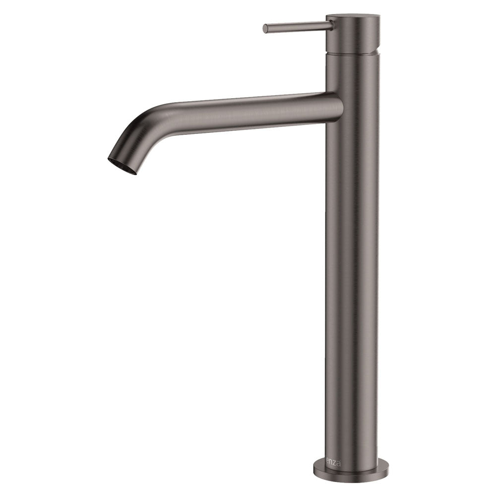 Kaya Tall Basin Mixer - Gun Metal