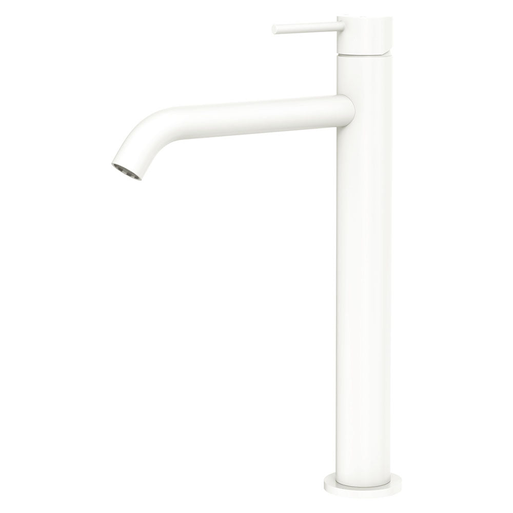 Kaya Tall Basin Mixer - Matte White