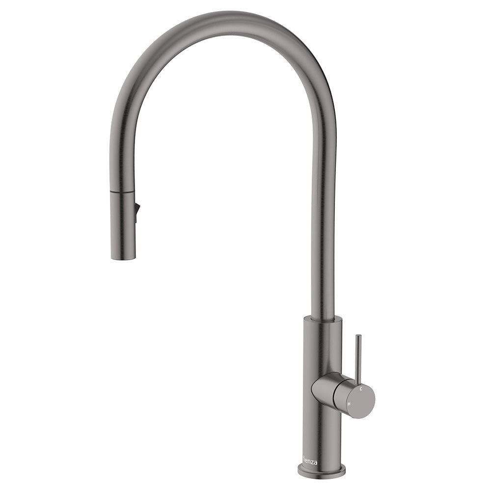 Kaya Pull-Out Sink Mixer - Gun Metal