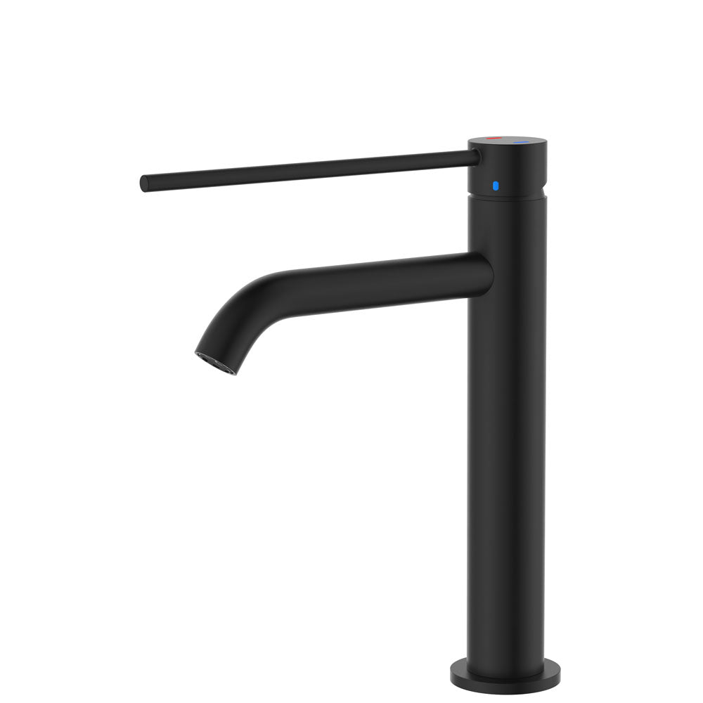 Kaya Care Medium Basin Mixer - Matte Black
