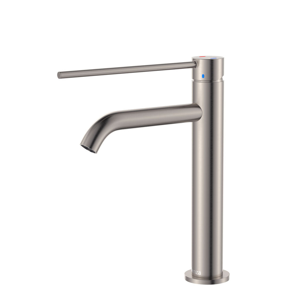Kaya Care Medium Basin Mixer - Brushed Nickel
