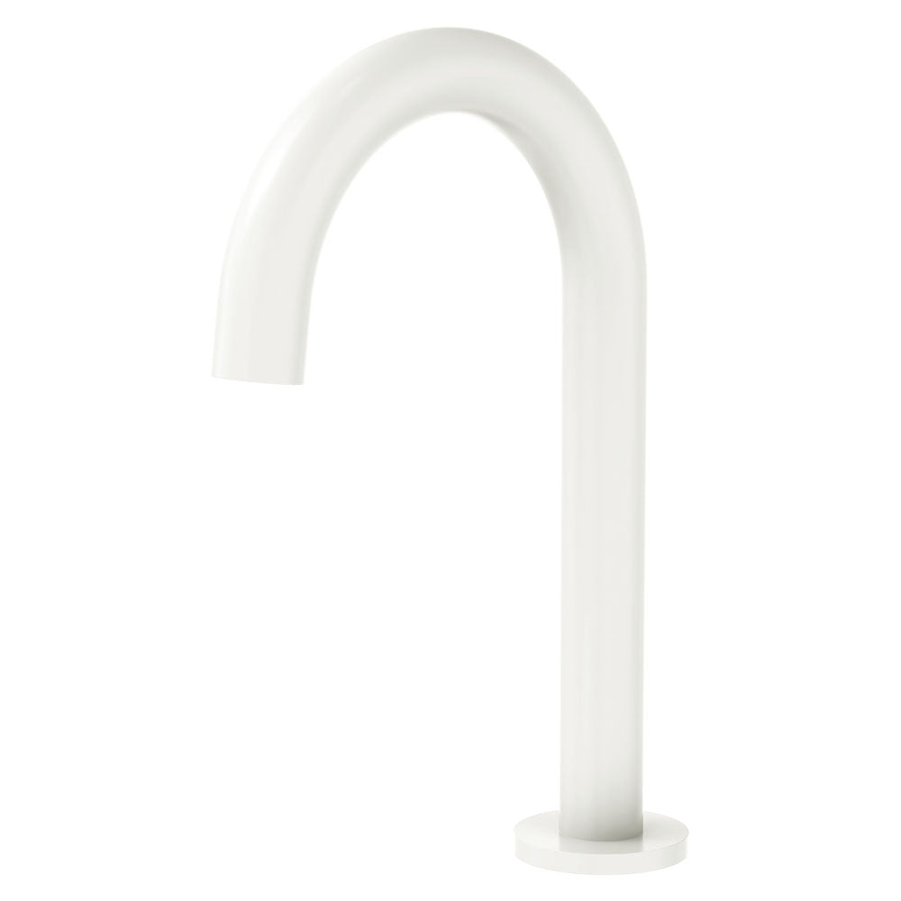 Kaya Hob Mounted Basin Outlet, Matte White
