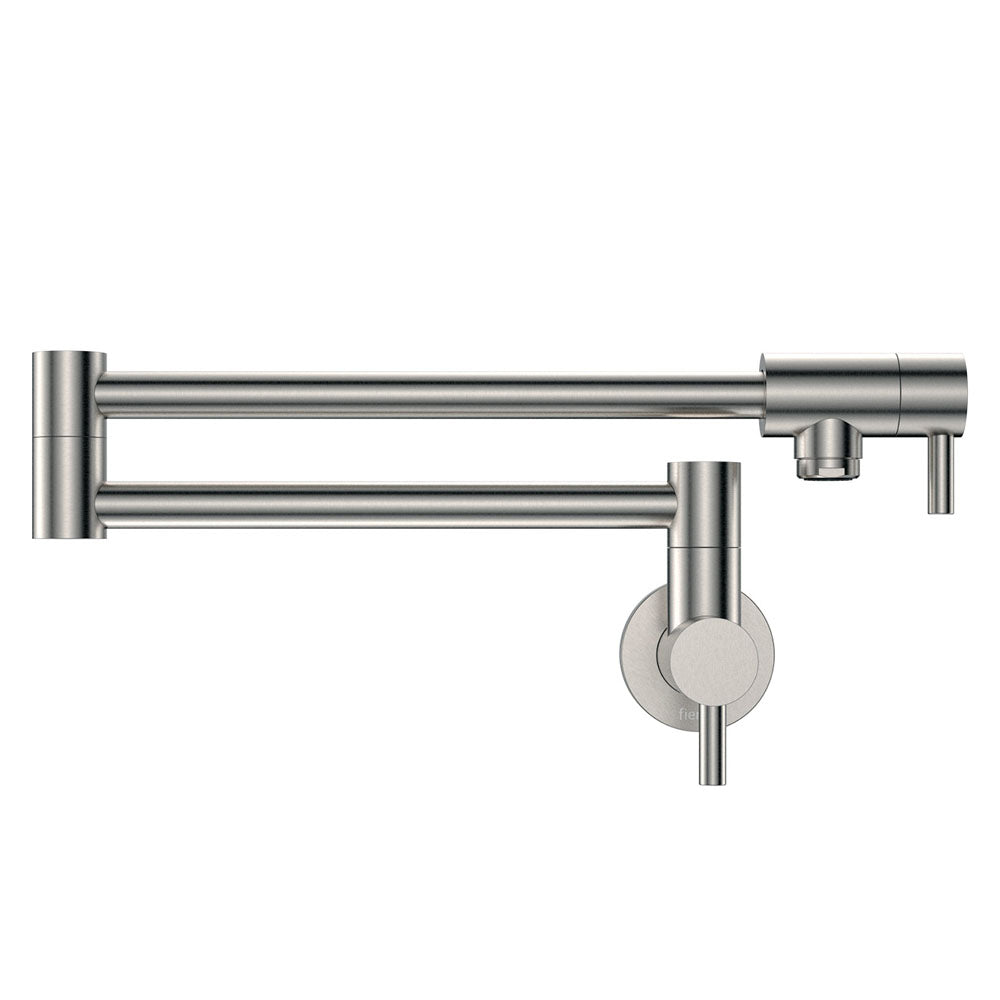 Kaya Pot Filler - Brushed Nickel