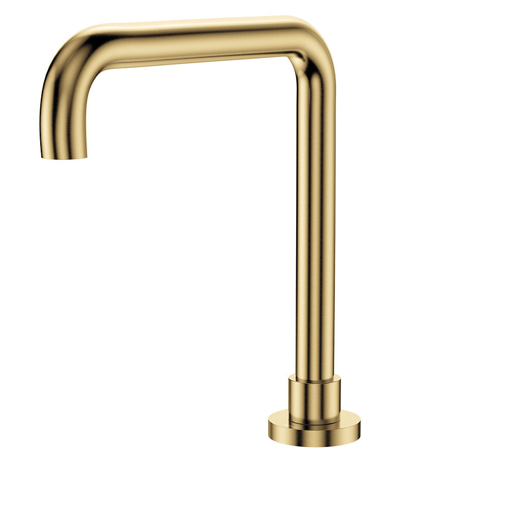 Kaya Squareline Hob Outlet, Urban Brass