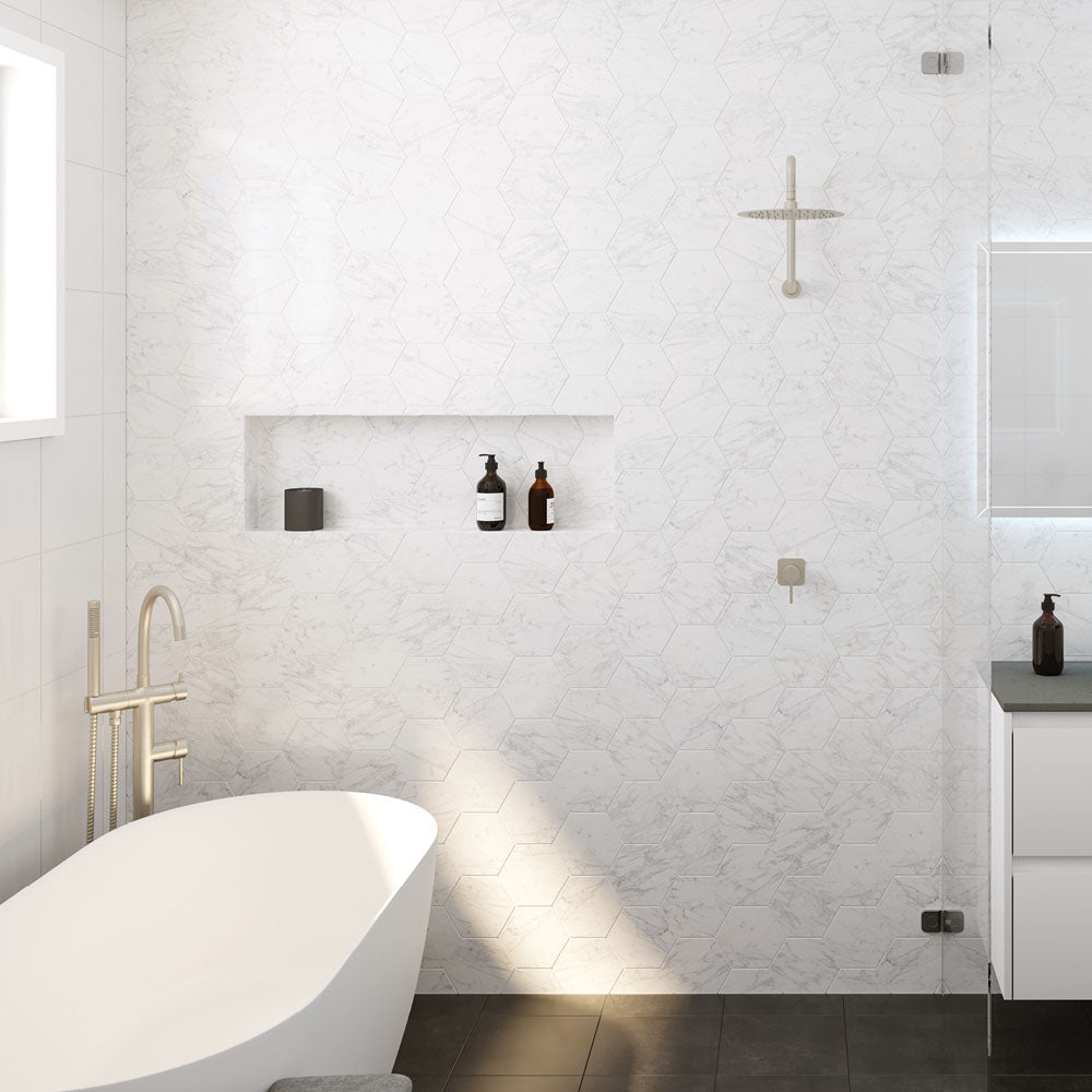 Sansa Wall Mixer, Square Plate