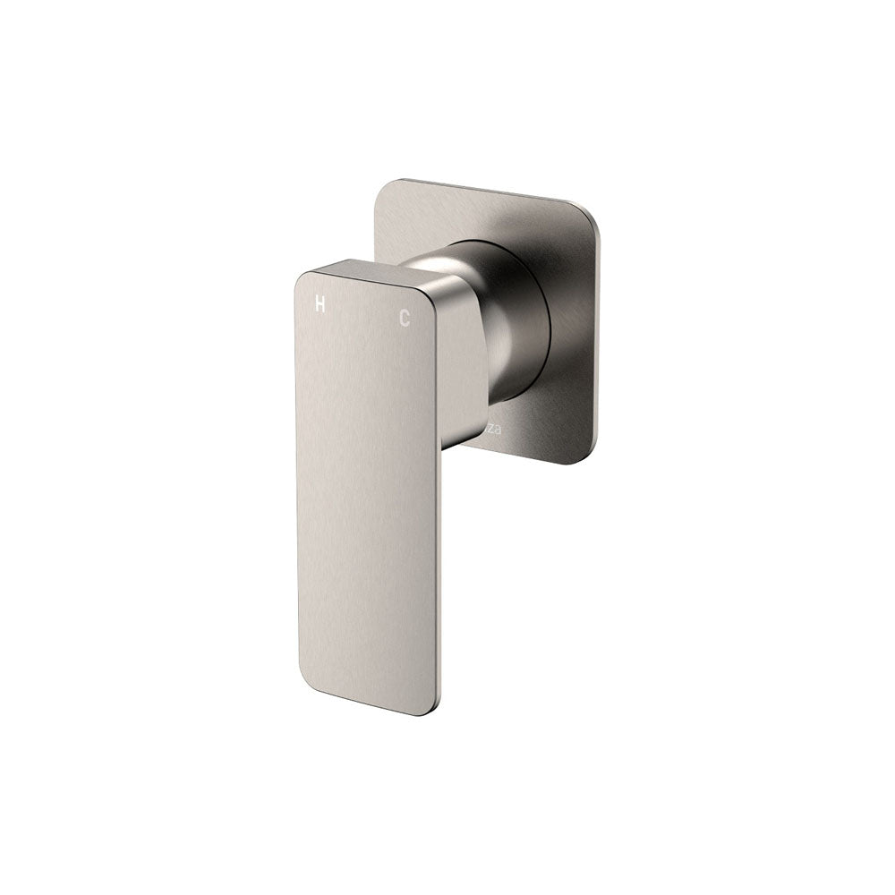 Tono Wall Mixer, Square Plate - Brushed Nickel