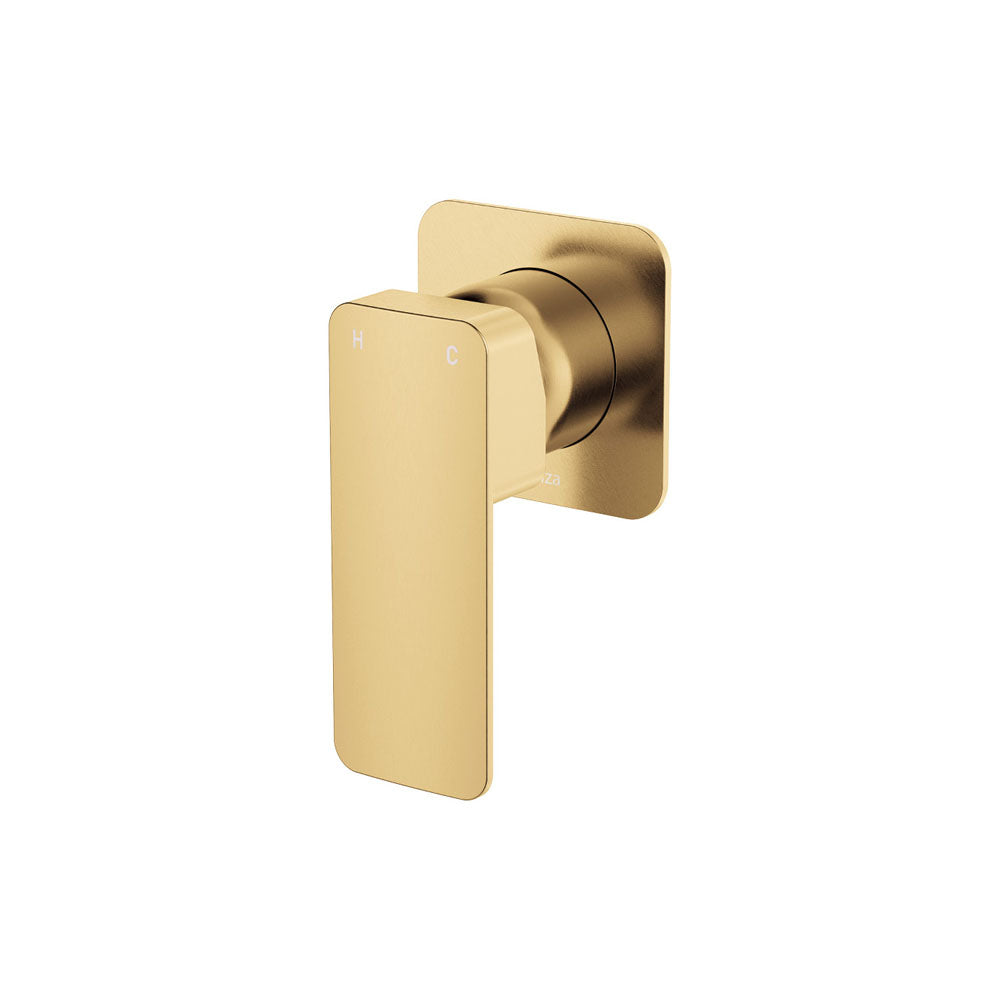 Tono Wall Mixer, Square Plate - Urban Brass