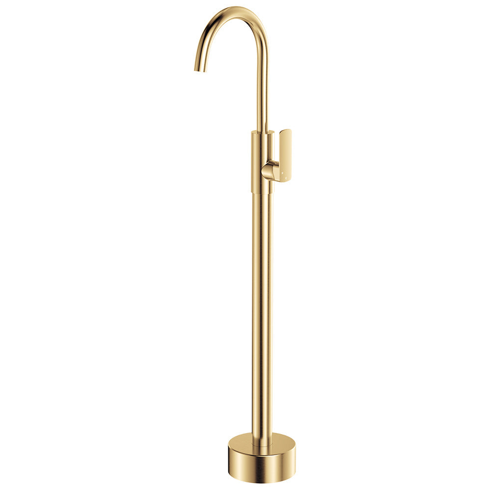 Tono Floor Mounted Basin/Bath Mixer - Urban Brass