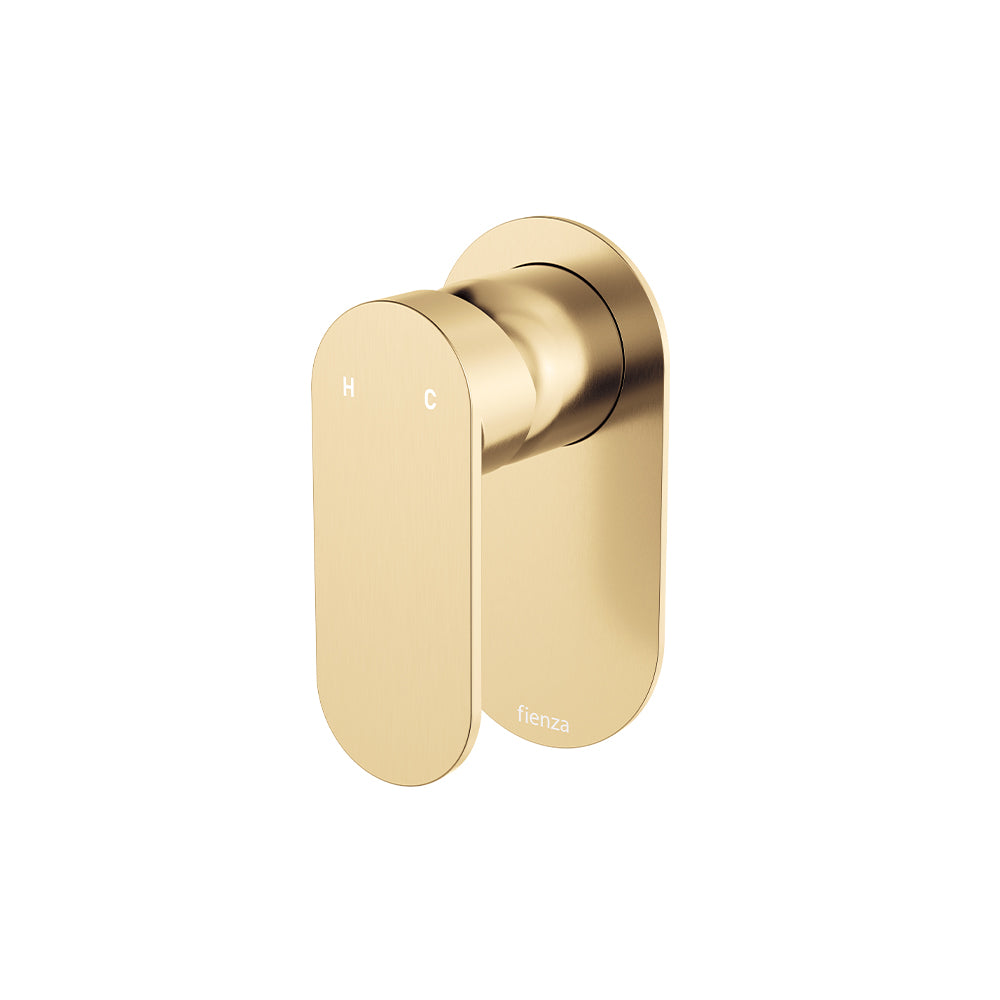 Empire Slim Wall Mixer, Oval Plate - Urban Brass