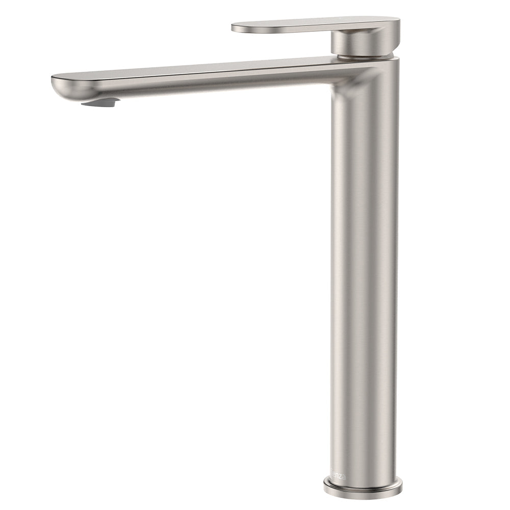 Empire Slim Cold Start Tall Basin Mixer - Brushed Nickel
