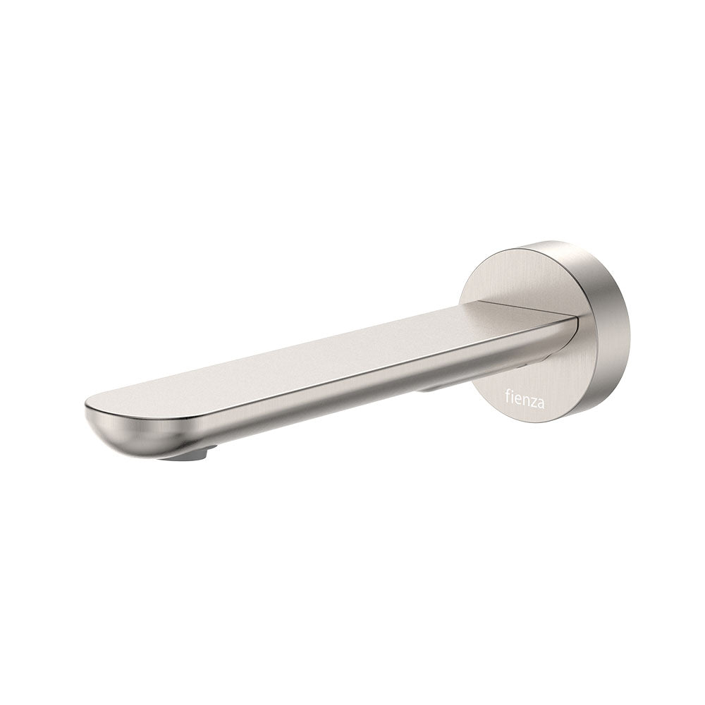 Empire Slim Basin/Bath Outlet, Round Plate, 180mm, Brushed Nickel