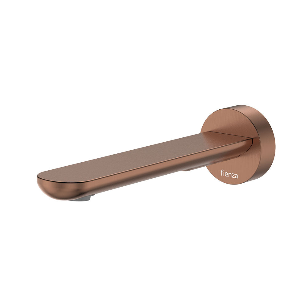 Empire Slim Basin/Bath Outlet, Round Plate, 180mm, Brushed Copper