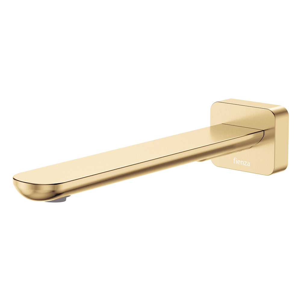 Empire Slim Basin/Bath Outlet, Square Plate, 220mm, Urban Brass