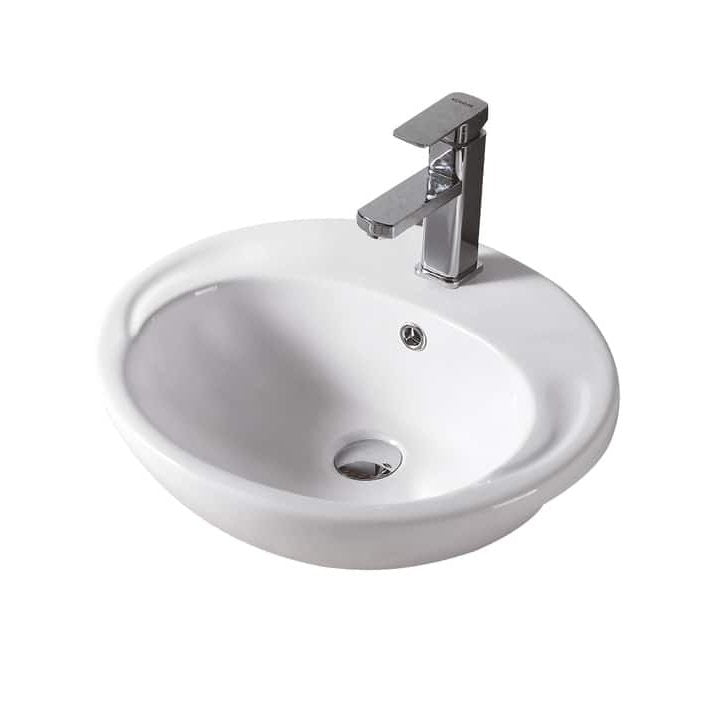 COMO Semi-Recess Basin WB 5043 - Blue Bathware 