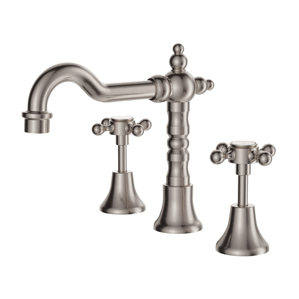 Lillian Basin Set - Brushed Nickel