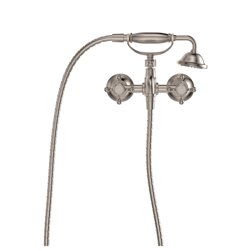 Lillian Exposed Bath Tap Set with Hand Shower