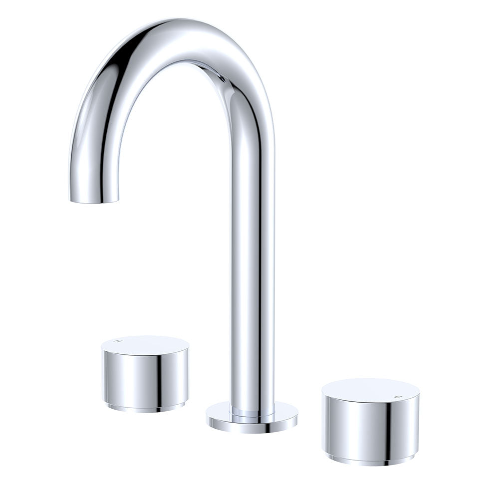 Kaya Round Hob Set, Round Taps - Chrome