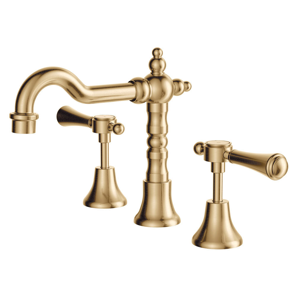 Lillian Lever Basin Set - Urban Brass