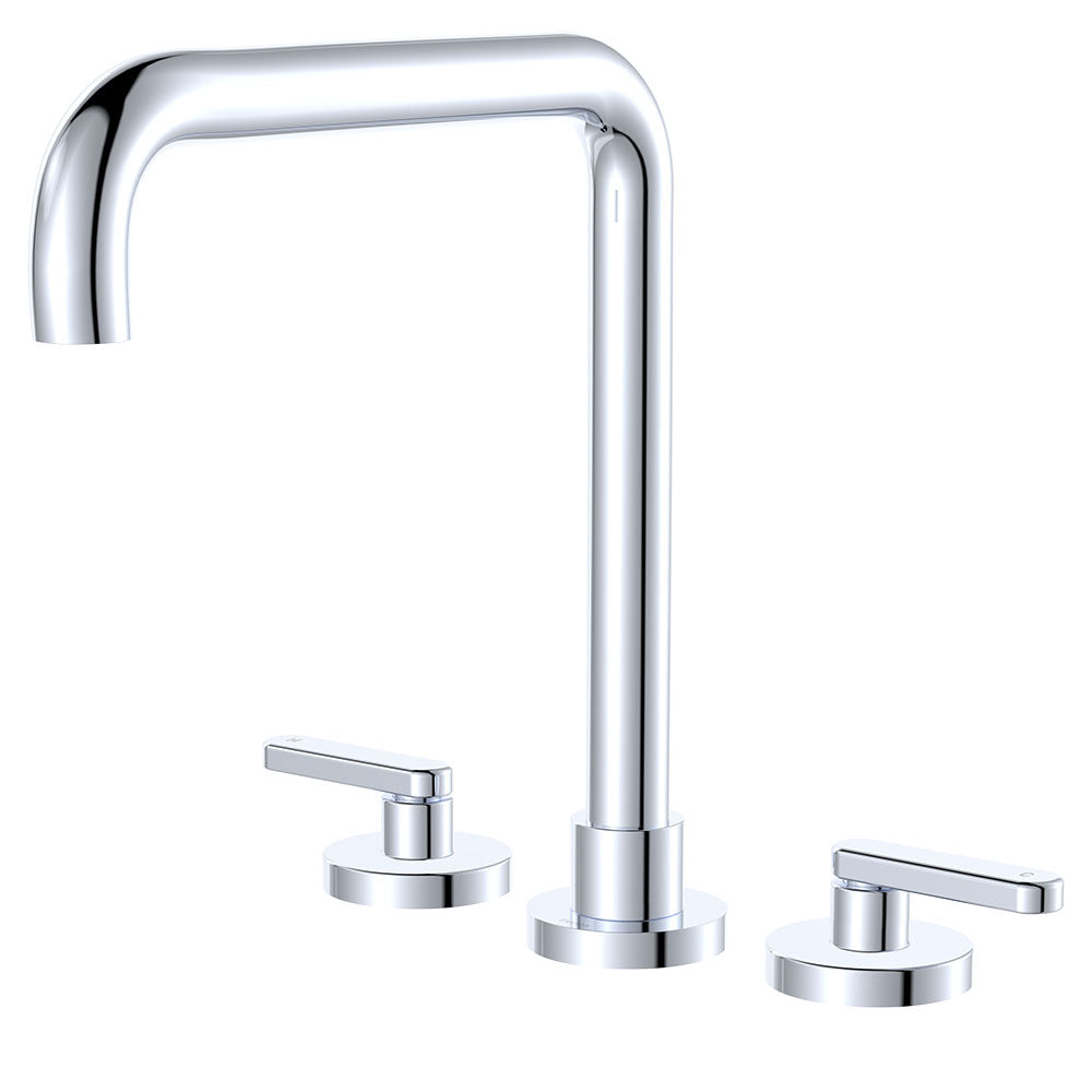 Kaya Squareline Hob Set, Lever Taps - Chrome
