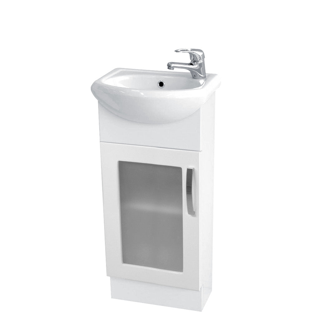 Antonio 400 Vanity, Glass Door