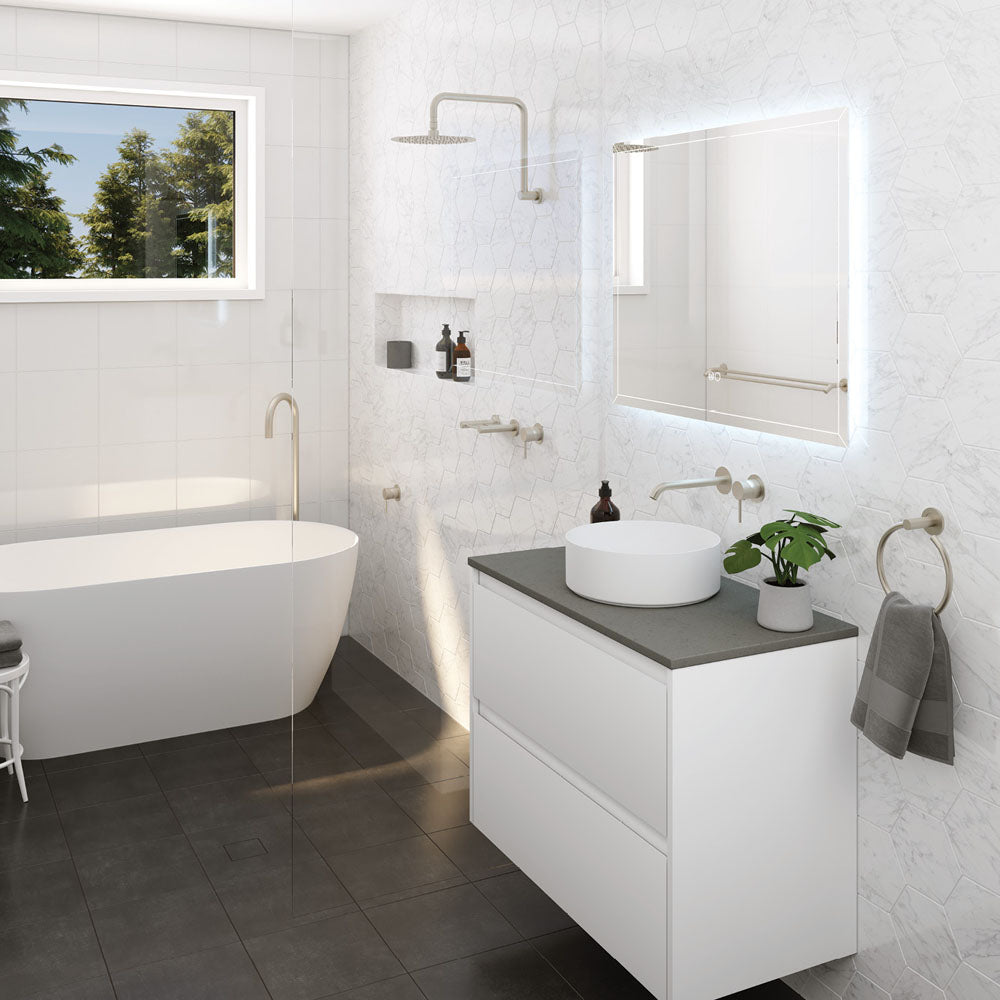 Round Fixed Gooseneck Shower Arm