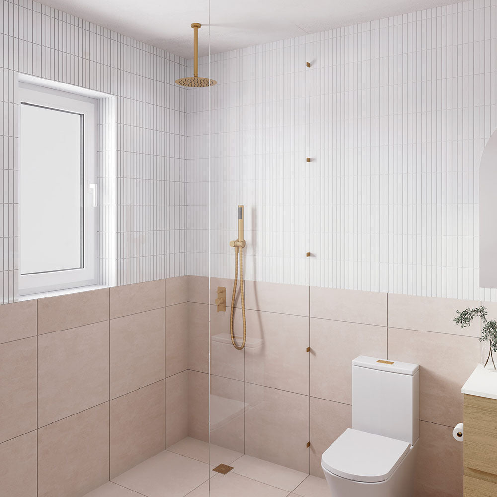 Round Shower Dropper, 300mm