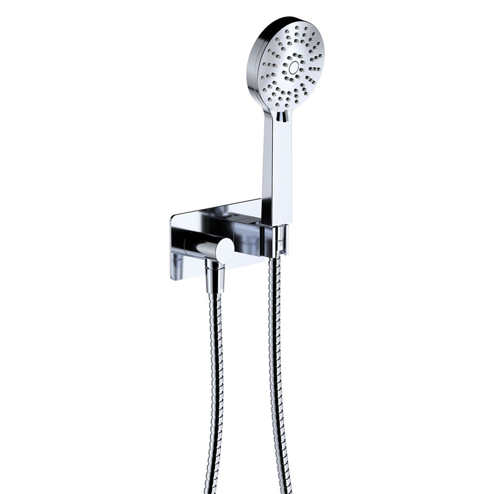 Empire Hand Shower, Rectangular Plate - Chrome