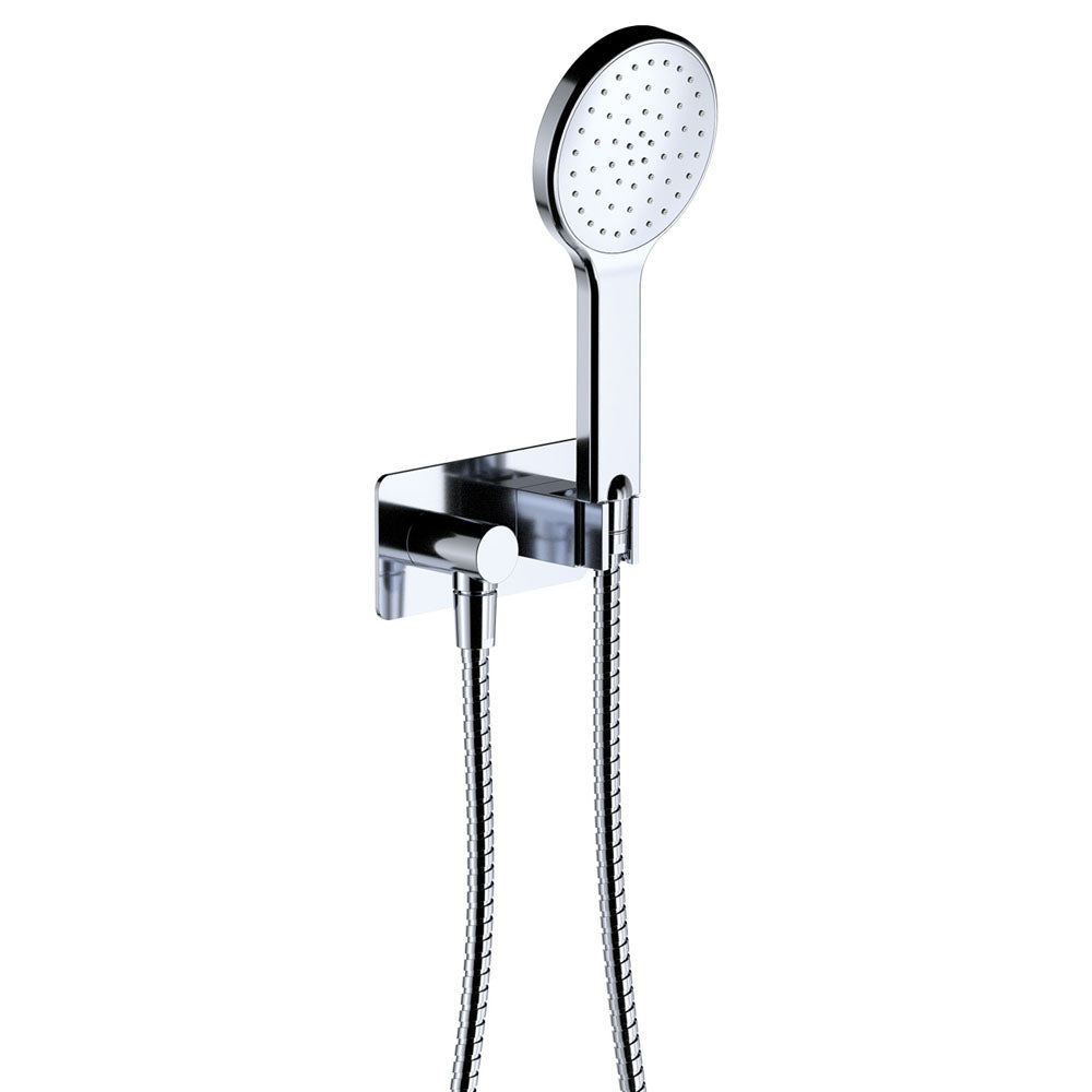 Kaya Hand Shower, Rectangular Plate - Chrome
