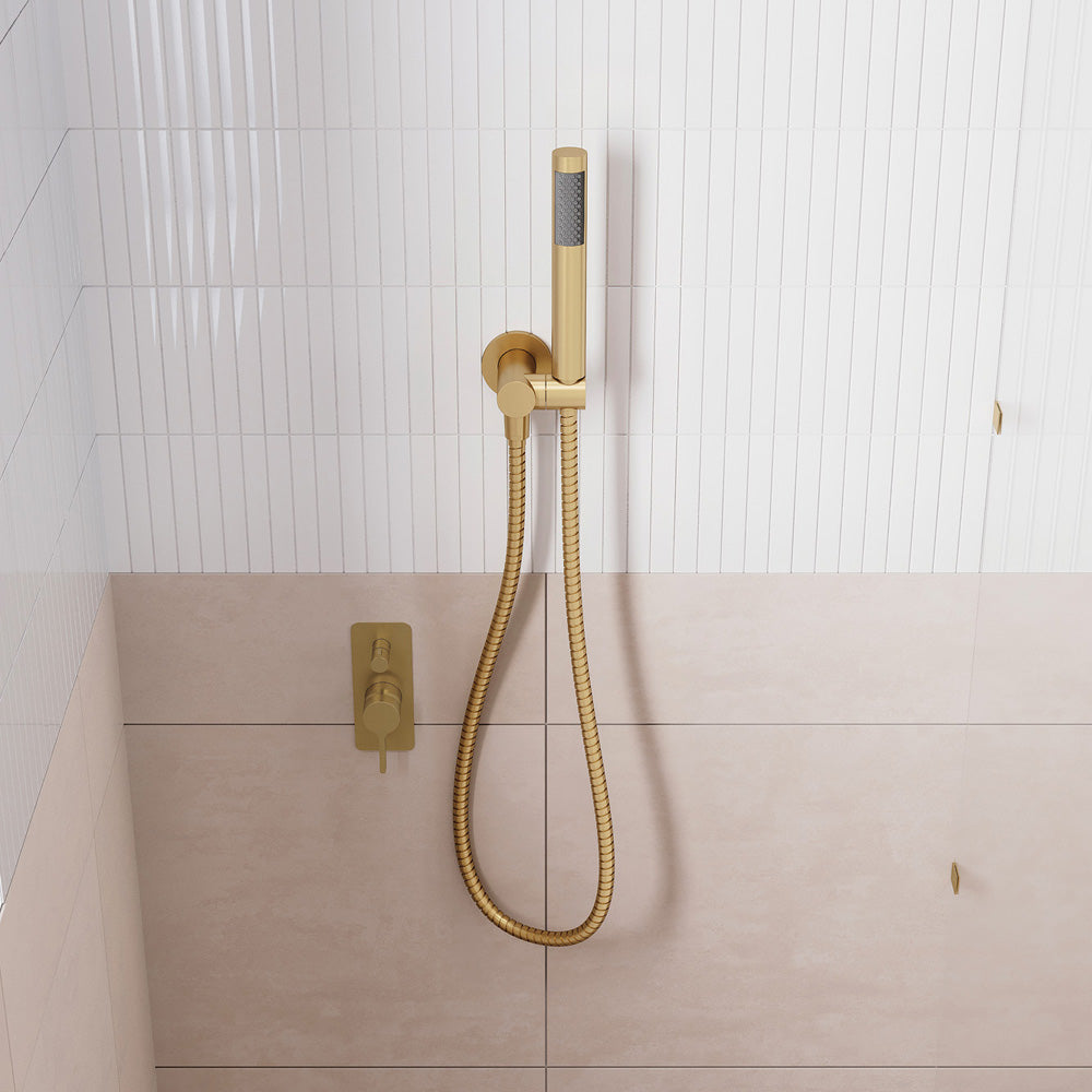 Isabella Hand Shower, Round Plate - Chrome