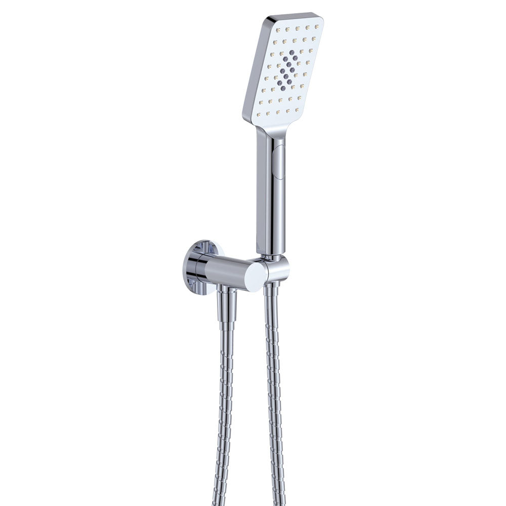Tono Hand Shower, Round Plate - Chrome