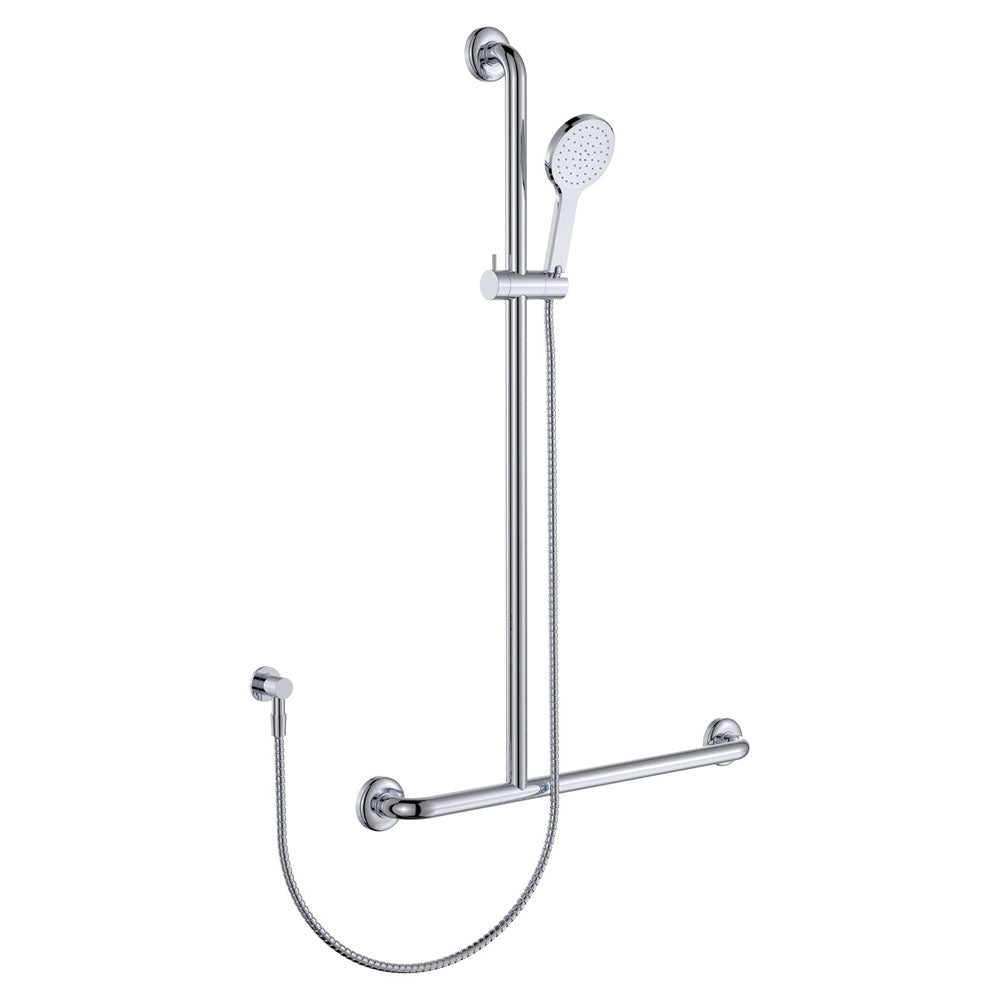 Luciana Care Inverted T Rail Shower - Left-Hand