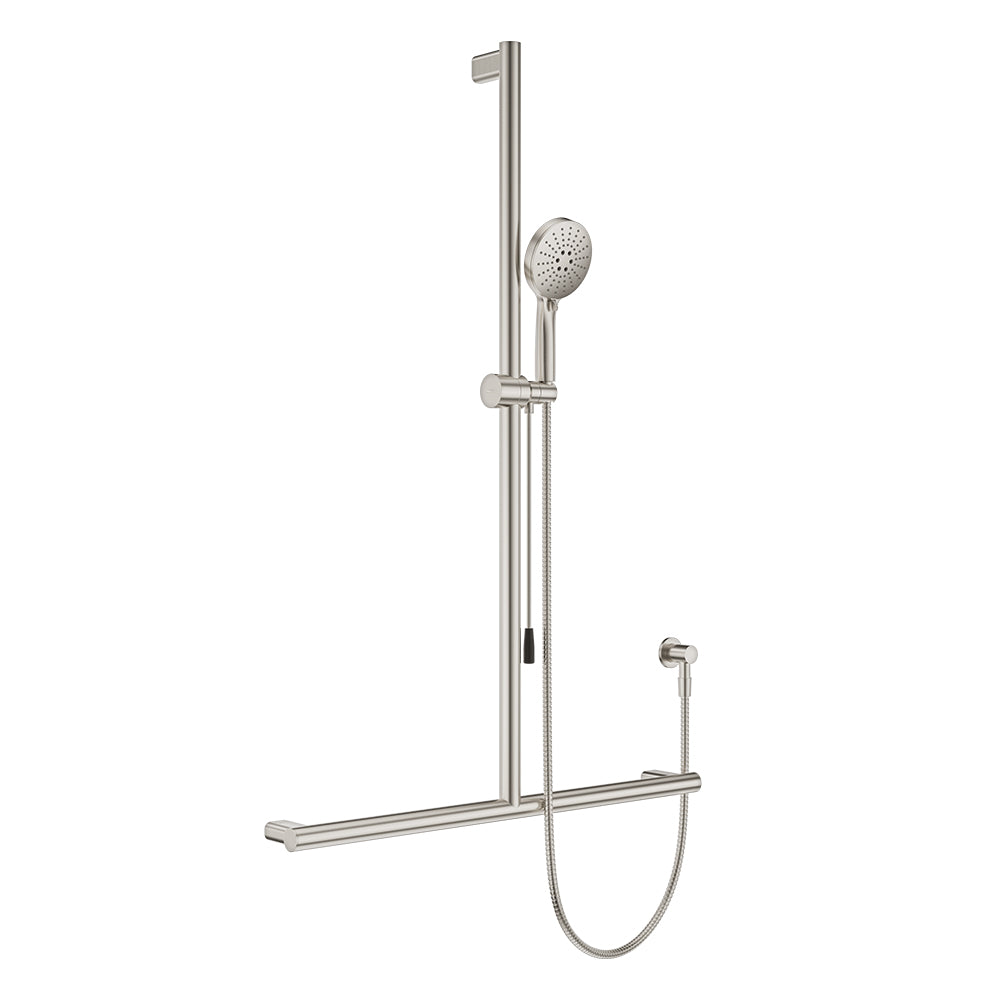 Care Inverted T Rail Shower with Push/Pull Slider