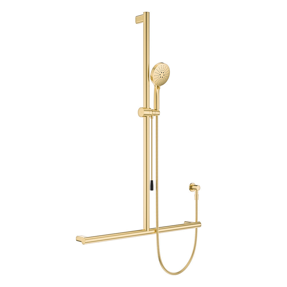 Care Inverted T Rail Shower with Push/Pull Slider