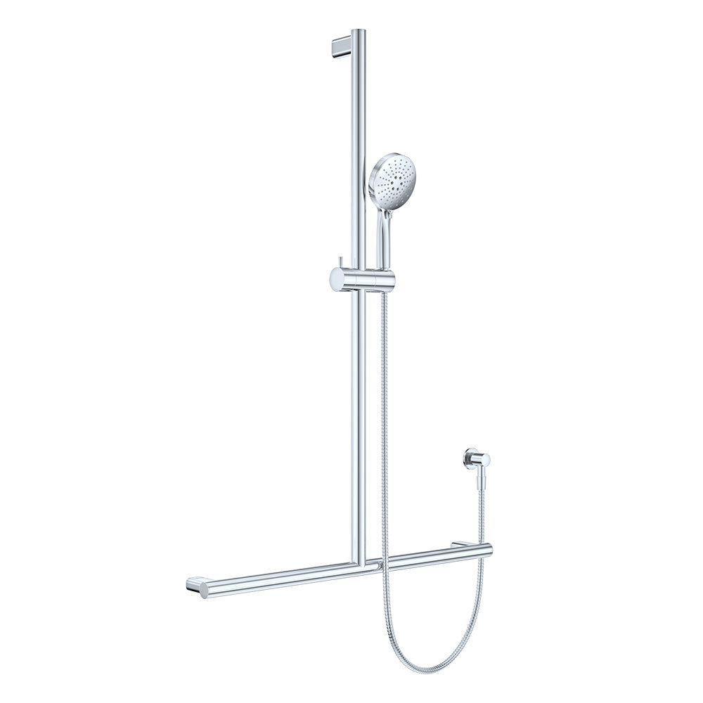 Care Inverted T Rail Shower - Chrome