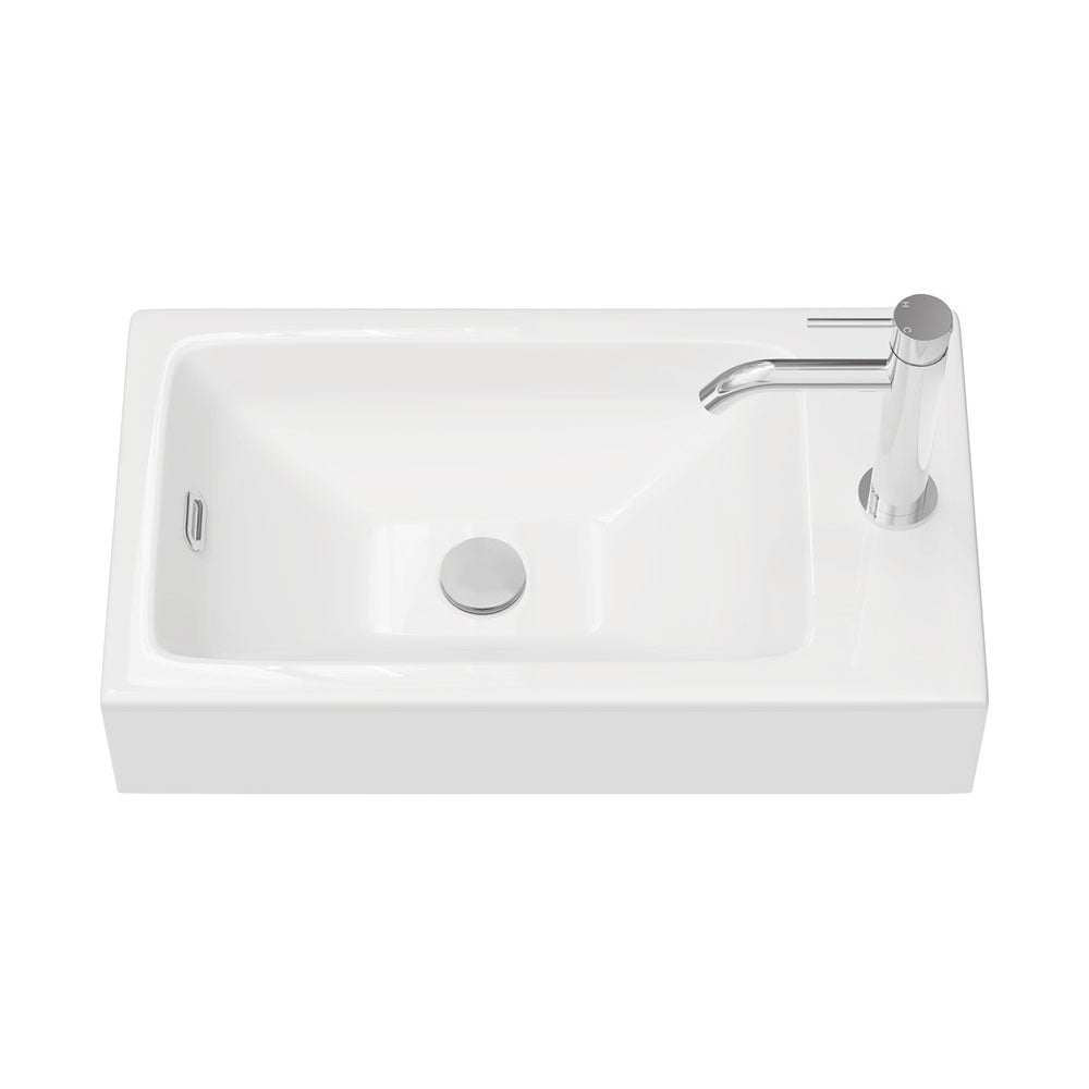 Ralph Slim Ensuite Depth Poly-Marble Basin Top