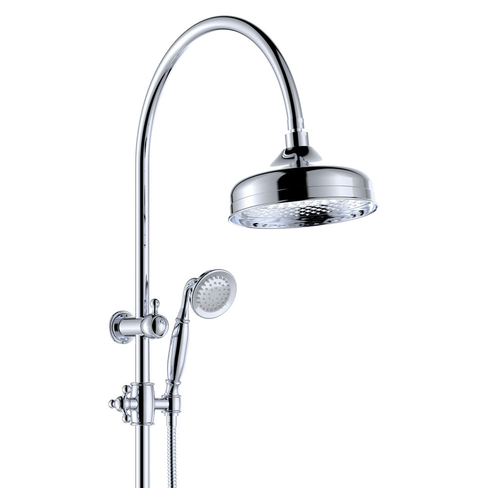 Lillian Twin Shower - Chrome