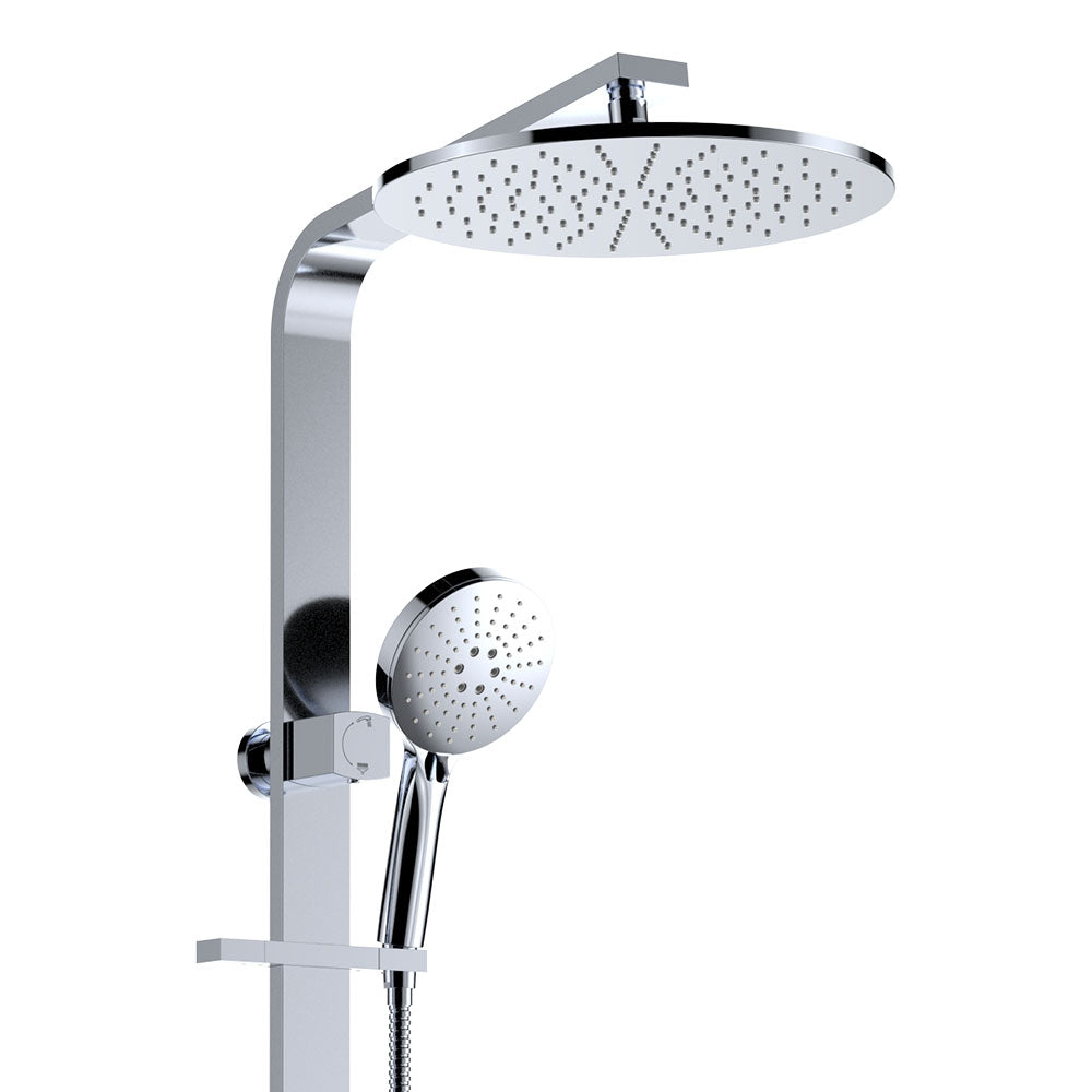 Empire Slim Deluxe Twin Shower - Chrome
