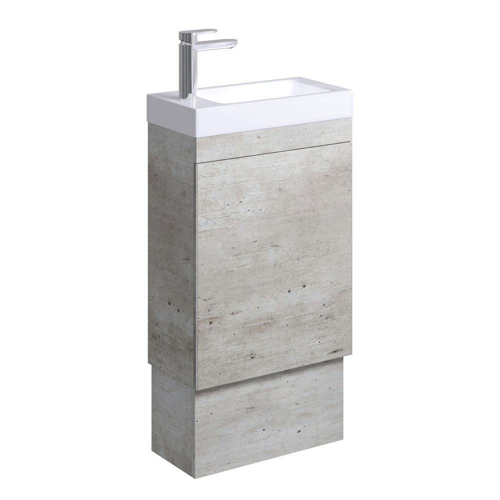 Denzel Edge 450 Ensuite Vanity on Kickboard, Industrial