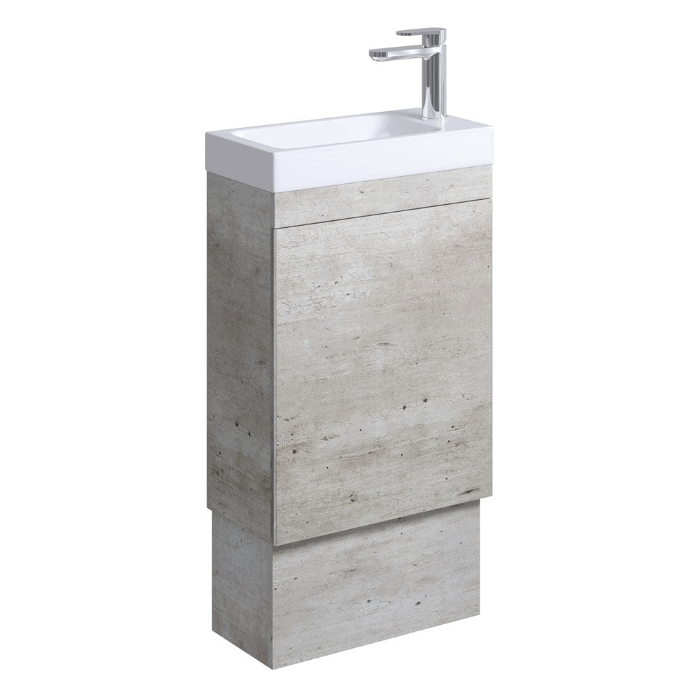 Denzel Edge 450 Ensuite Vanity on Kickboard, Industrial