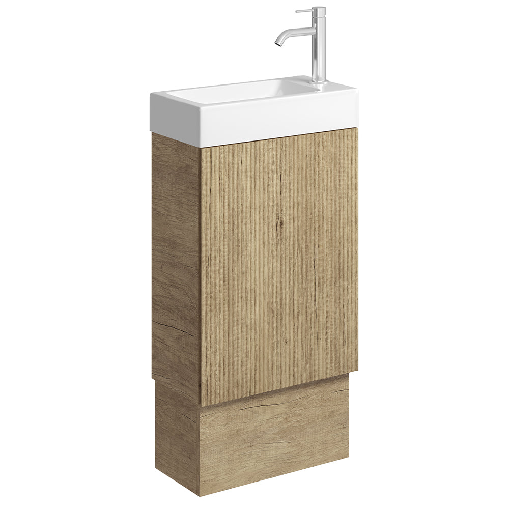 Minka 450 Vanity on Kickboard with Overflow, Scandi Oak