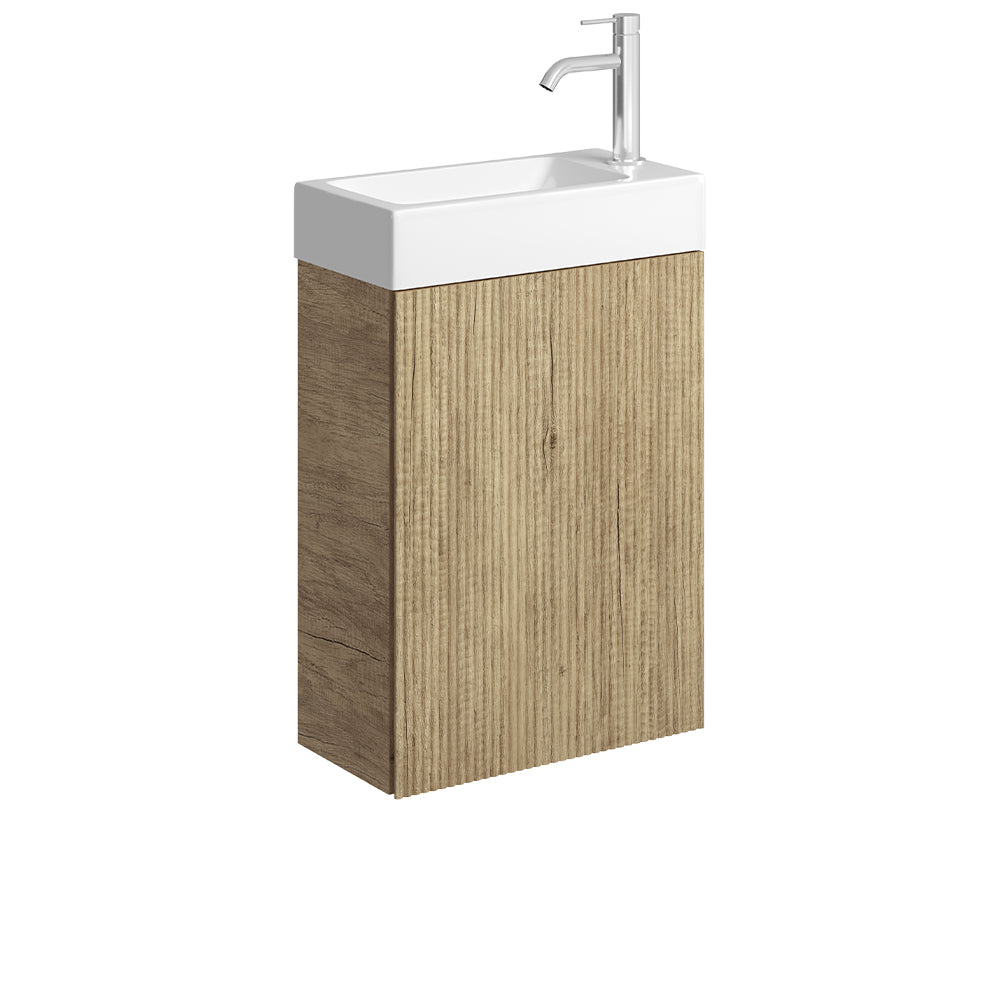 Minka 450 Wall-Hung Vanity, No Overflow, Scandi Oak