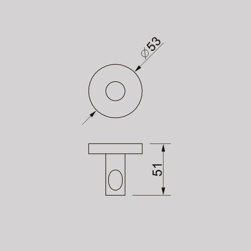 TIARA Single Hook - Blue Bathware 