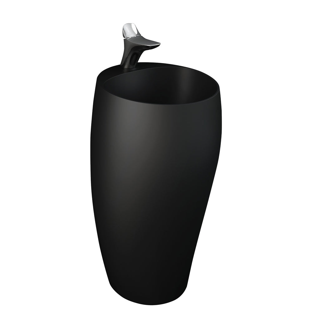 RAK Cloud Freestanding Basin, Matte Black