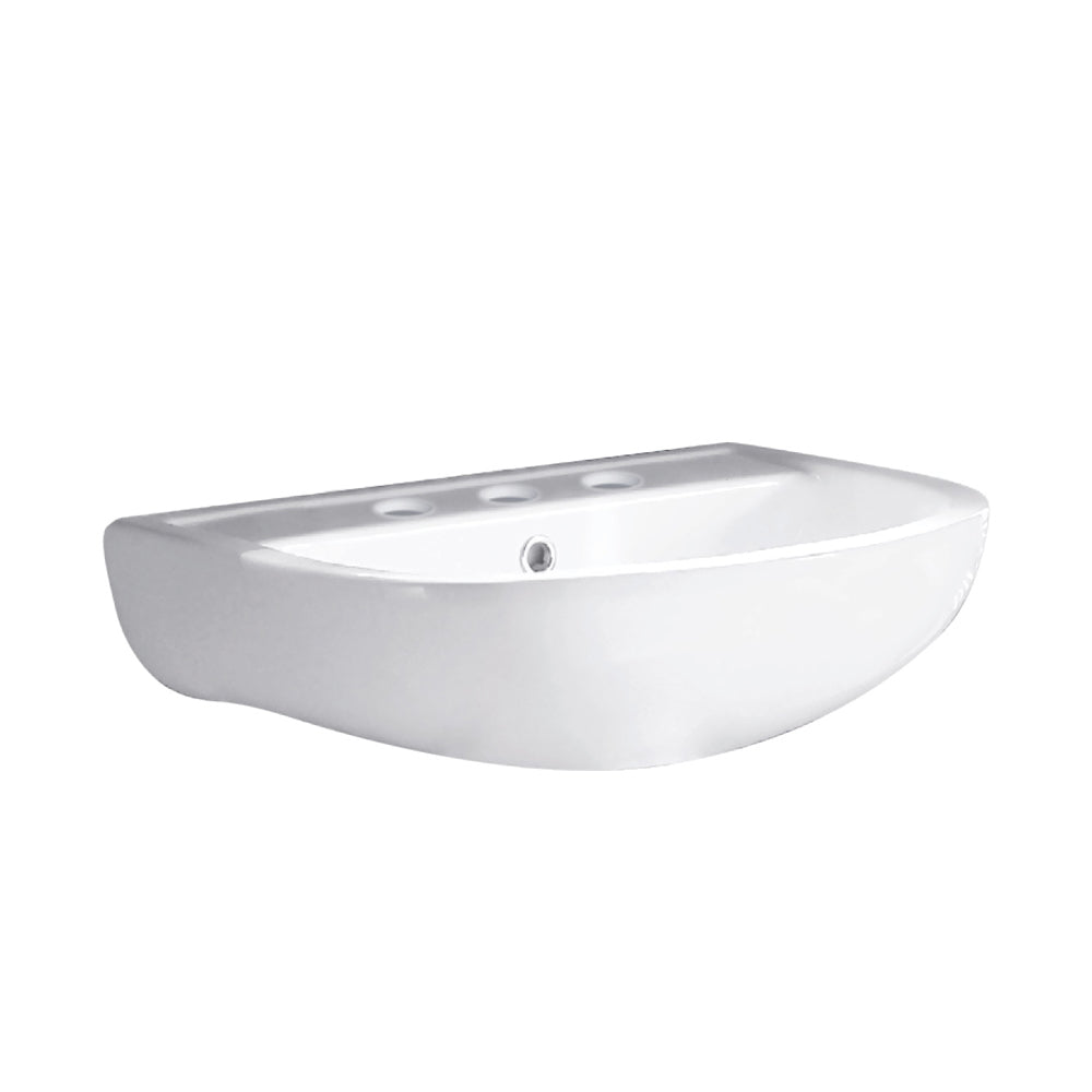 RAK Compact 450 Wall Basin, 3 Tap Holes