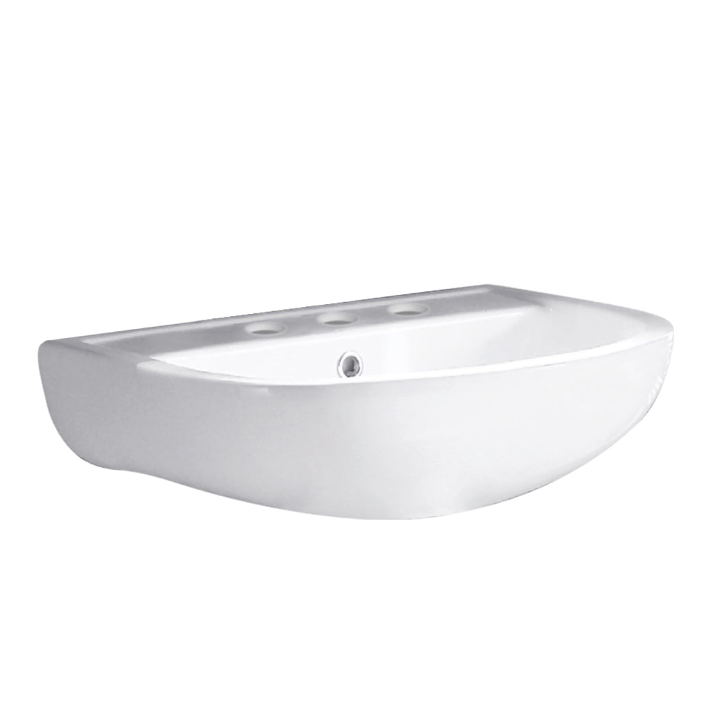 RAK Compact 550 Wall Basin, 3 Tap Holes
